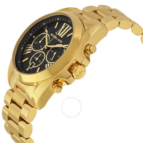 michael kors ladies bradshaw chronograph watch black|Michael Kors gen bradshaw smartwatch.